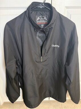 Storm Black Quarter-Zip Windbreaker with QuikTrip Logo